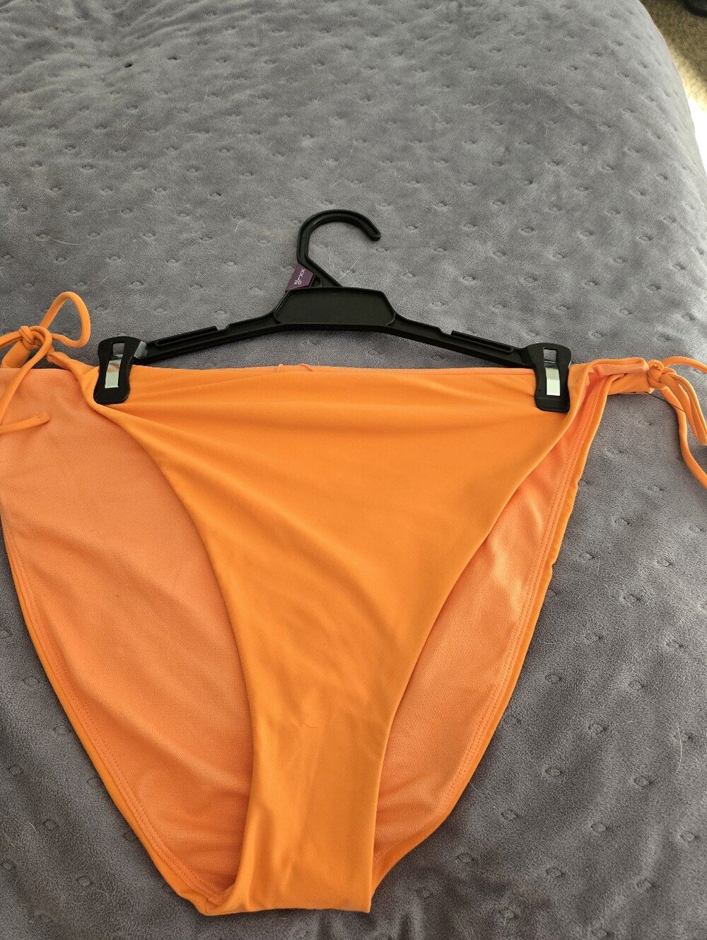 No Boundaries Orange Tie-Side Bikini Bottom